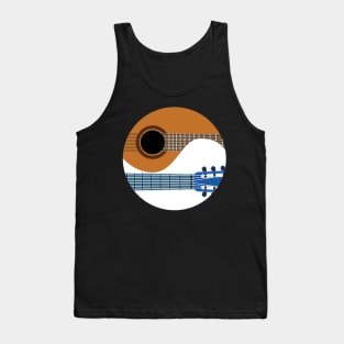 Yin Yang Guitar Yin Yang Guitar Gifts Tank Top